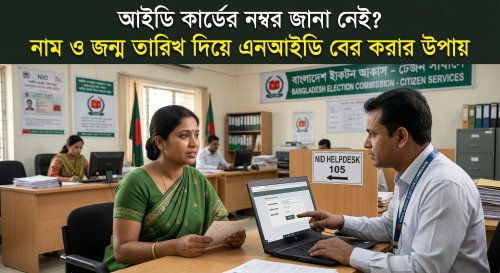 আইডি কার্ডের নম্বর জানা নেই? নাম ও জন্ম তারিখ দিয়ে এনআইডি বের করার উপায়
