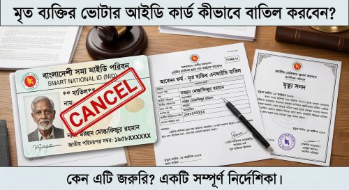 মৃত ব্যক্তির ভোটার আইডি কার্ড কীভাবে বাতিল করবেন এবং কেন এটি জরুরি?