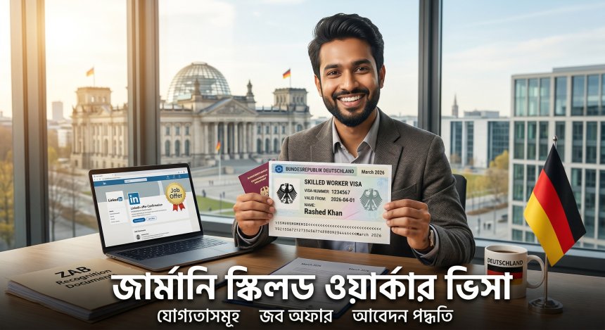 জার্মানিতে স্কিলড ওয়ার্কার (Skilled Worker) ভিসার জন্য প্রয়োজনীয় যোগ্যতাসমূহ