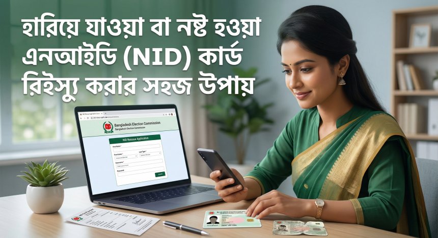 হারিয়ে যাওয়া বা নষ্ট হওয়া এনআইডি (NID) কার্ড রিইস্যু করার সহজ উপায়