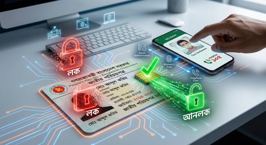 ভোটার আইডি কার্ড লক (NID Lock) হয়ে গেলে আনলক করার পদ্ধতি