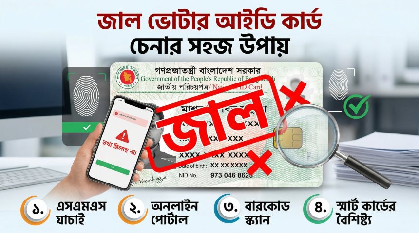 জাল বা ভুয়া ভোটার আইডি কার্ড চেনার সহজ কিছু উপায়